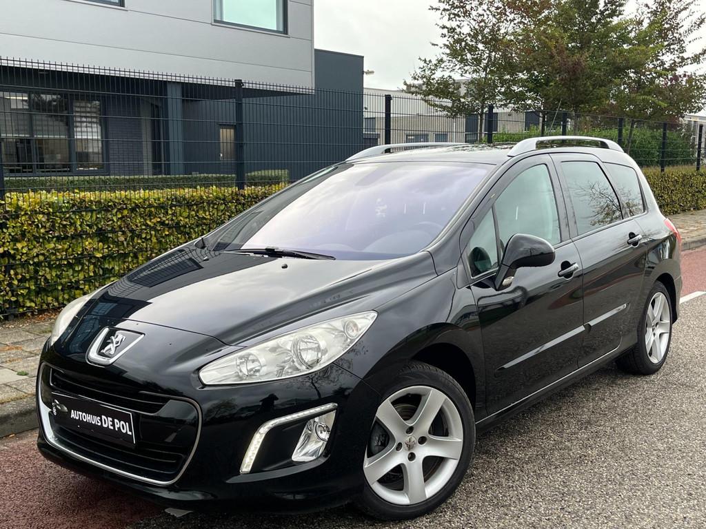 Peugeot 308 SW 1.6 VTi Sportium Panoramadak Trekhaak Cruise-, Auto's, Peugeot, Voorwielaandrijving, Stof, Gebruikt, Zwart