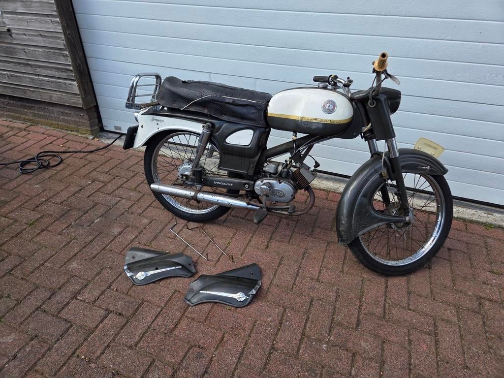Batavus Super Sport, Fietsen en Brommers, Brommers | Oldtimers, Ophalen, Maximaal 45 km/u, Batavus, 49 cc