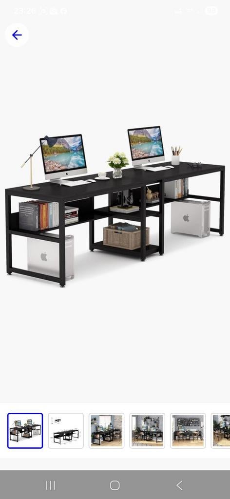 Mooi dubbel bureau!, Huis en Inrichting, Slaapkamer | Stapelbedden en Hoogslapers, Ophalen, 90 cm, Eenpersoons, Zo goed als nieuw