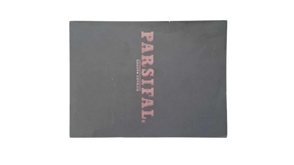Richard Wagner Parsifal programmaboek, Ophalen of Verzenden, Gelezen