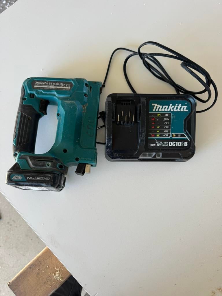Nietmachine makita, Ophalen, Zo goed als nieuw