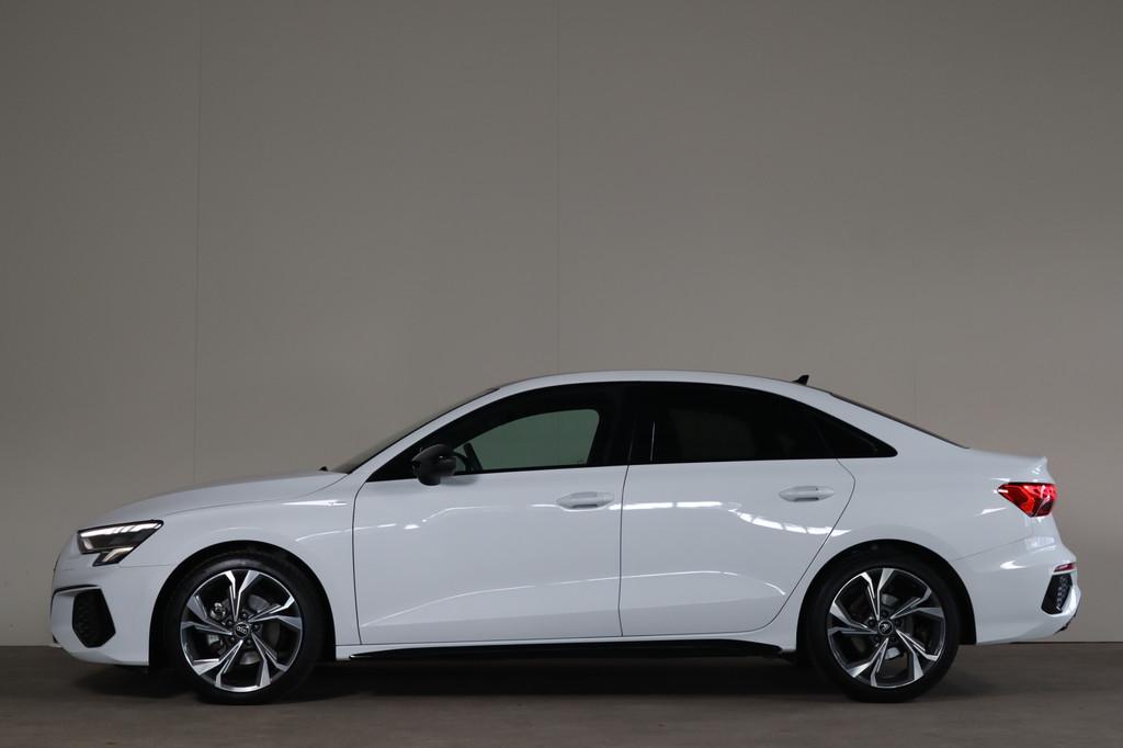 Audi A3 Limousine 30 TFSI S-Line edition NL-Auto! Apple Car-, Auto's, Gebruikt, Wit, Origineel Nederlands, Bedrijf