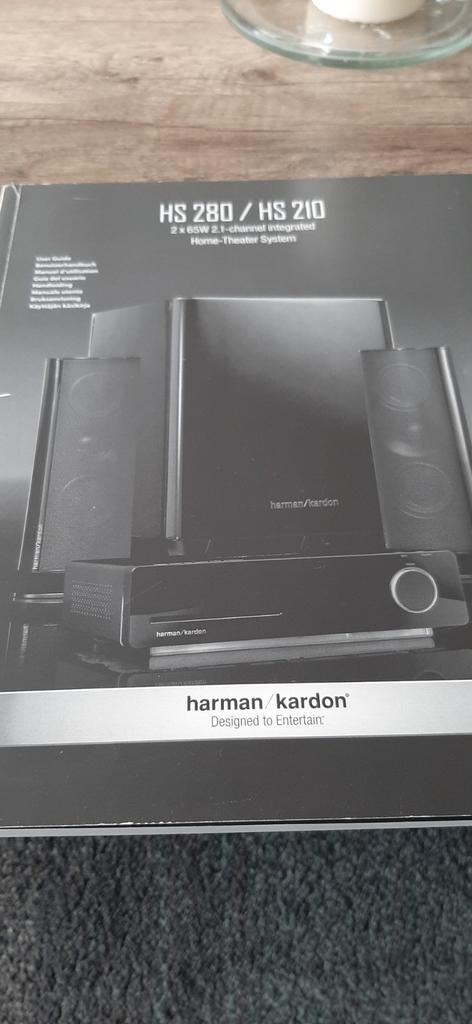 Harman Kardon HS 280 / HS 210 Home Theater Systeem, 2.1-systeem, 70 watt of meer, Zo goed als nieuw, Dvd-speler