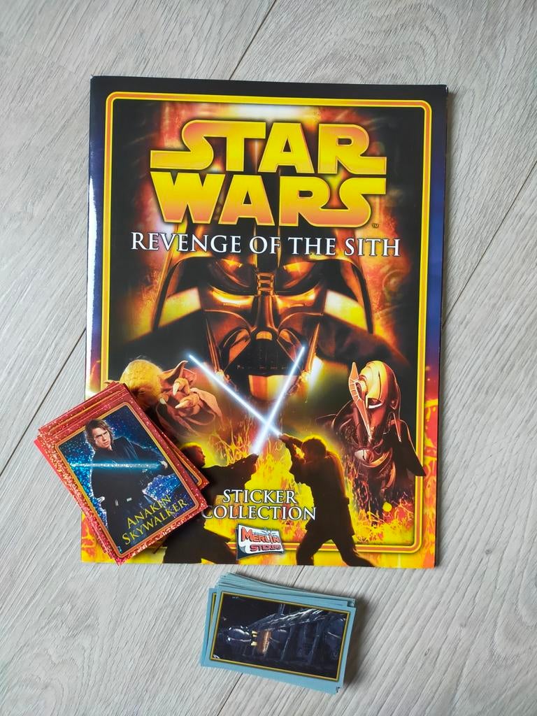 Star Wars Episode 3 Merlin Sticker album, Verzamelen, Ophalen of Verzenden, Zo goed als nieuw, Film, Tv of Omroep