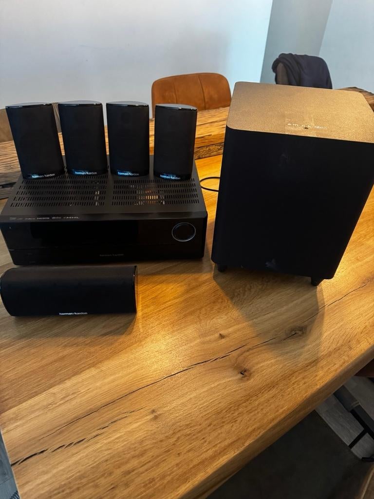 Harman Kardon 5.1 Home Cinema Set, Audio, Tv en Foto, Home Cinema-sets, Overige merken, Gebruikt, Blu-ray-speler, 70 watt of meer