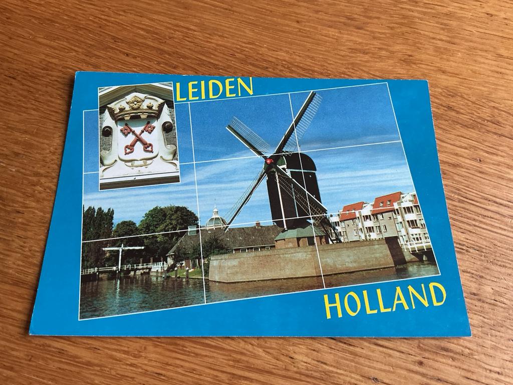 879 molen Leiden, Ophalen of Verzenden, Zuid-Holland