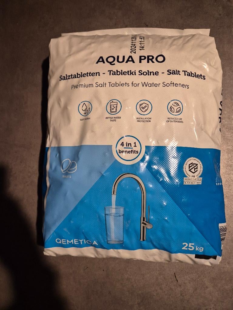 Ontharderzout, Ophalen, Nieuw, Waterontharder met zout