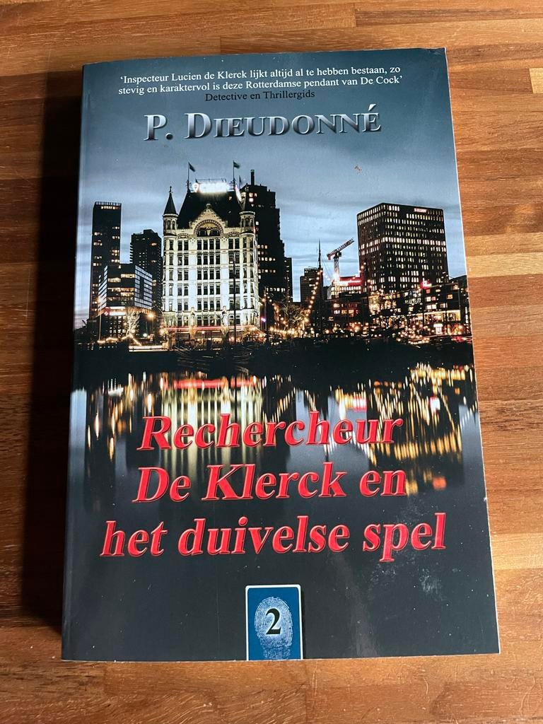 Rechercheur De Klerck en het duivelse spel - P. Dieudonné, Ophalen of Verzenden, Zo goed als nieuw