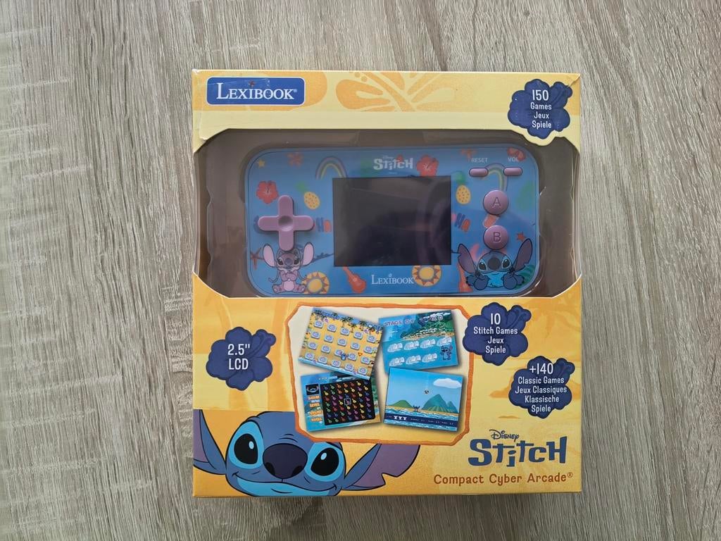 Stitch Spelcomputer - Lexibook Compact Cyber Arcade, Ophalen of Verzenden, Zo goed als nieuw