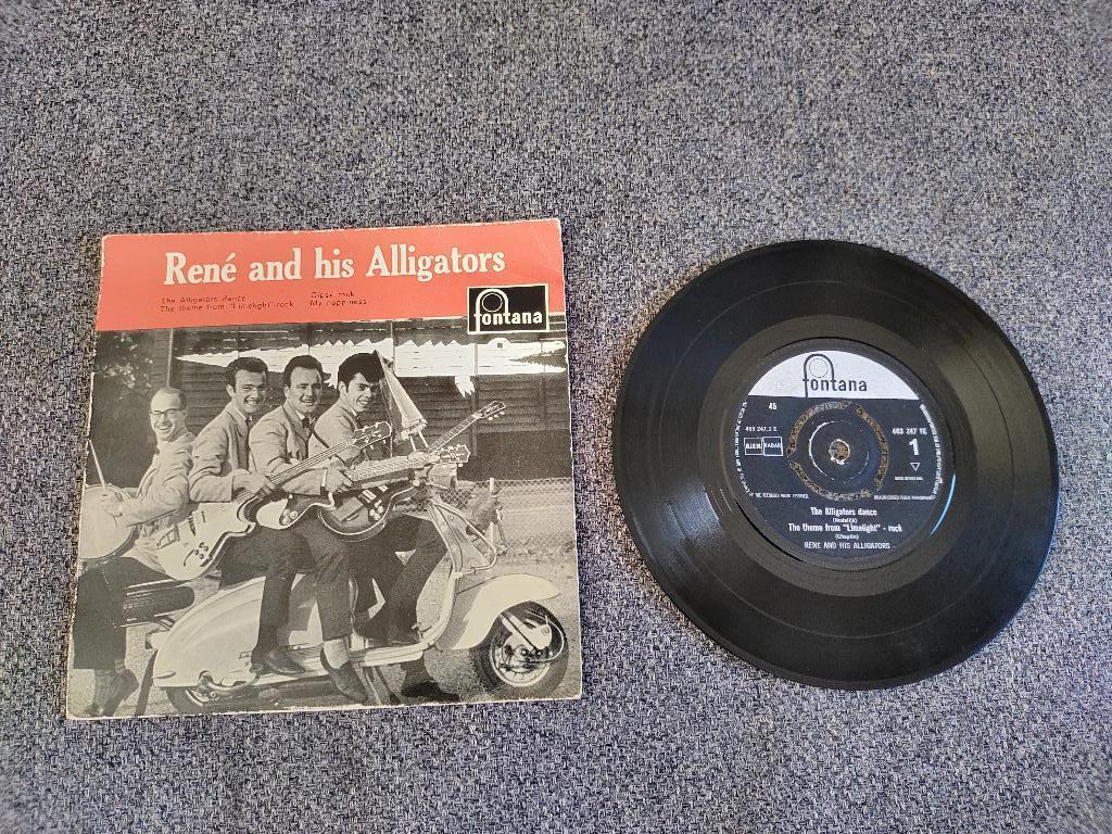 EP Rene and his Alligators 7 Inch, Cd's en Dvd's, Gebruikt, 7 inch, Ophalen of Verzenden, Pop