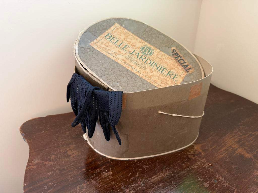 Antieke Franse hoedendoos, Antiek en Kunst, Ophalen of Verzenden