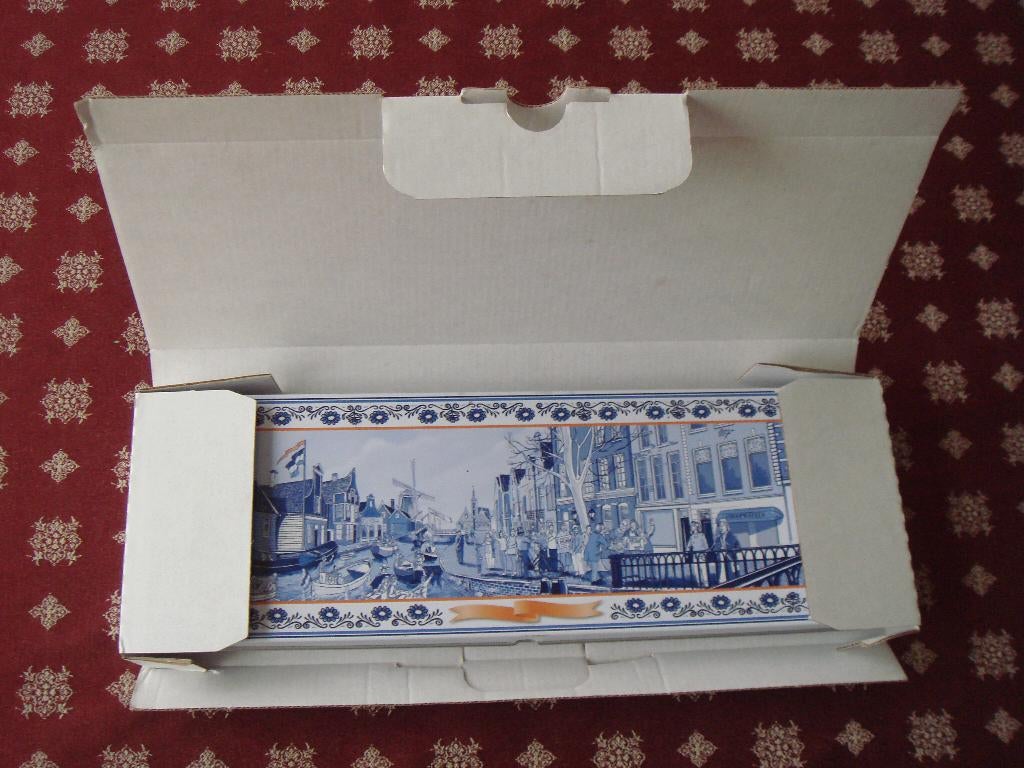 Blik Postcode Loterij - Oudhollands tafereel, Verzamelen, Ophalen of Verzenden, Zo goed als nieuw, Overige, Overige merken