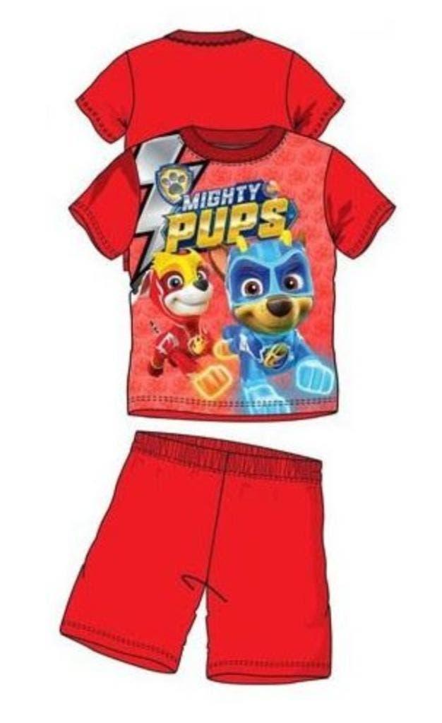 Paw Patrol Shortama - Rood - Maat 98 - Katoen, Nacht- of Onderkleding, Nieuw, Ophalen of Verzenden, Paw Patrol