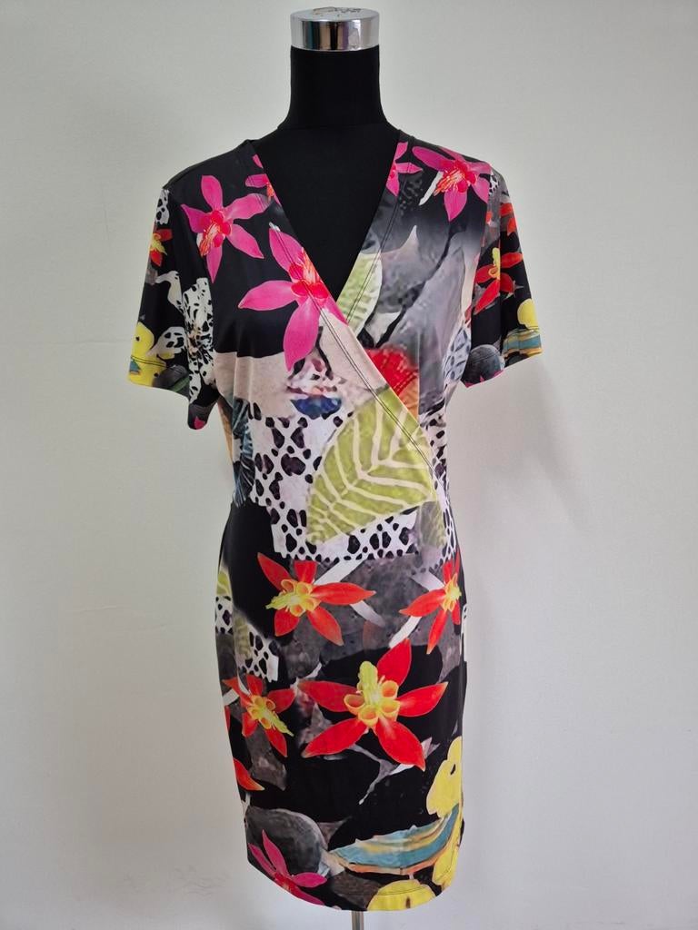 Fleurige Lizzy & Coco jurk maat XL, Ophalen of Verzenden, Zo goed als nieuw, Maat 46/48 (XL) of groter, Overige kleuren