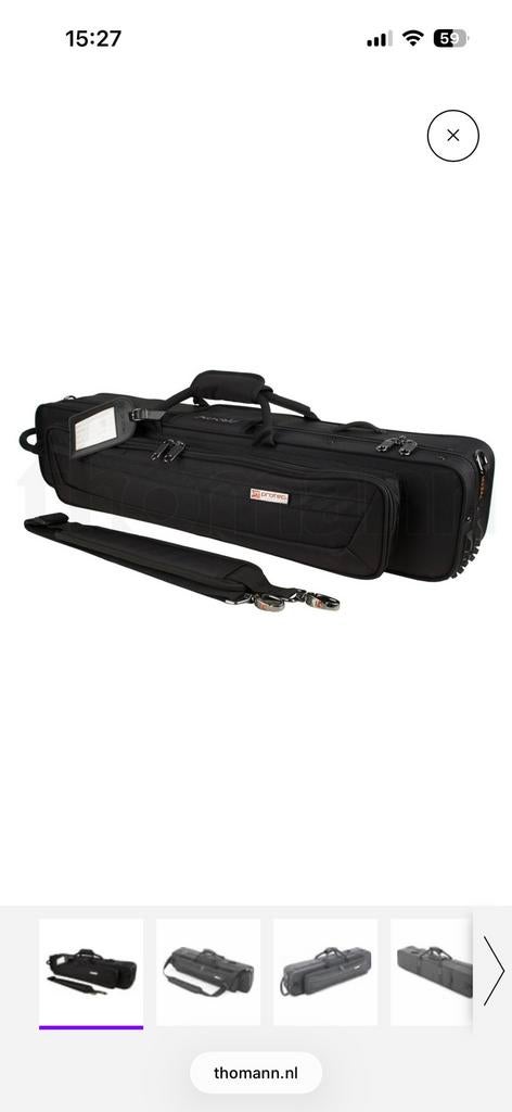 protec sopraan saxofoon koffer, Muziek en Instrumenten, Ophalen of Verzenden, Zo goed als nieuw