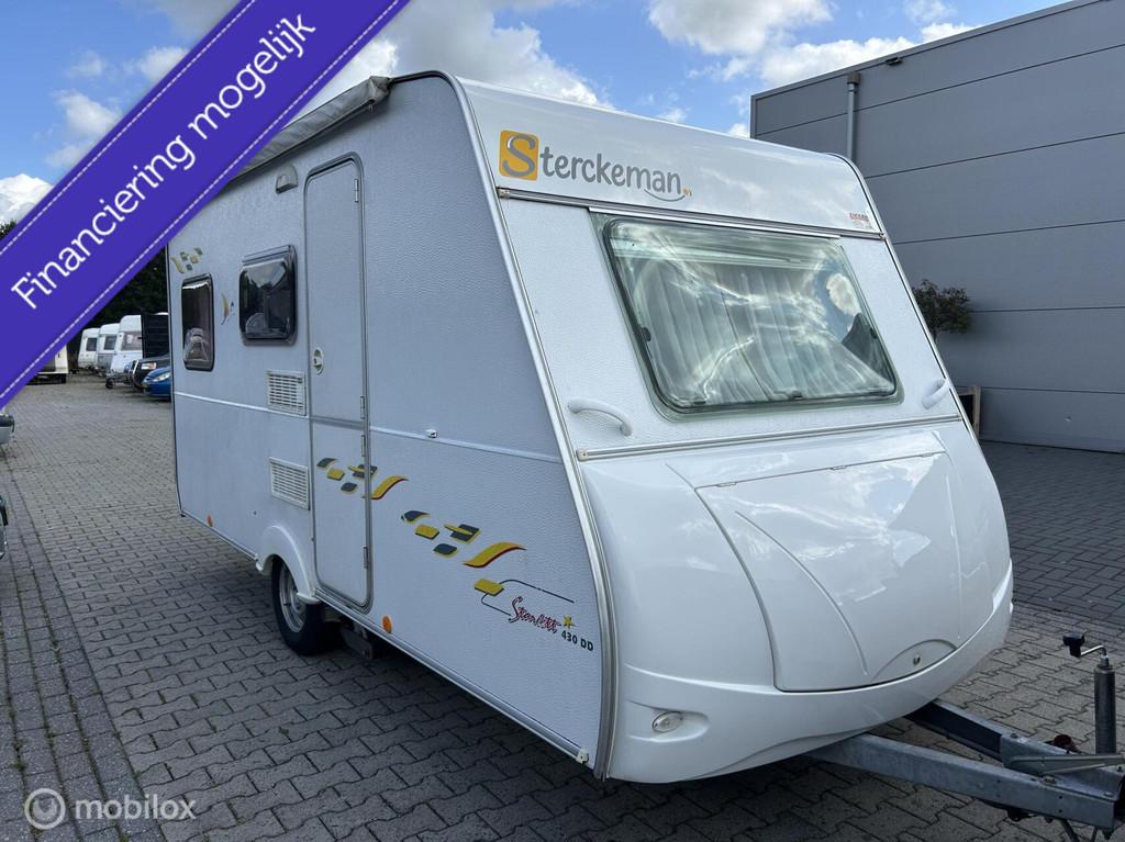 sterckeman 430 DD voortent+zak luifel mover, Caravans en Kamperen, Caravans, Bedrijf, 500 - 750 kg, Sterckeman, 5 tot 6 meter