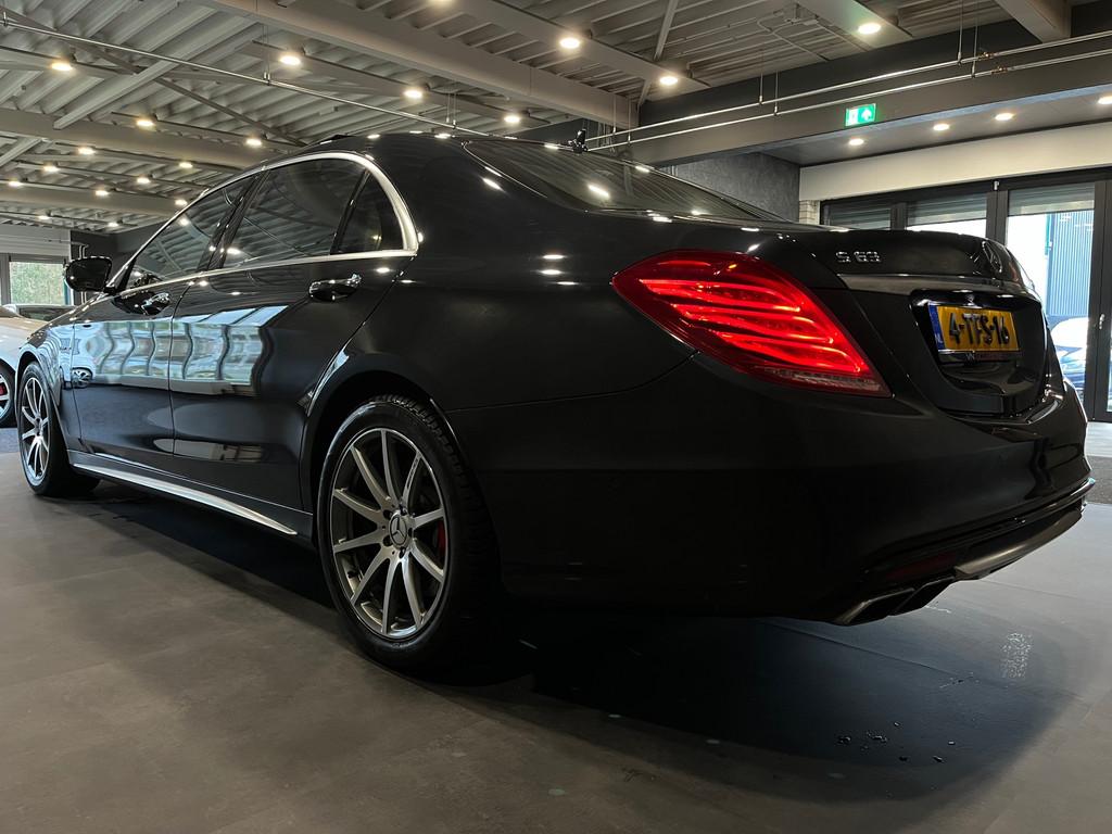 Mercedes-Benz S-klasse AMG 63 4Matic Lang V8 585PK 3D BURMES, Automaat, 5461 cc, Gebruikt, Blauw