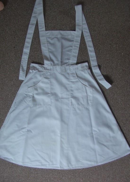 vintage verpleegstersschort, Antiek en Kunst, Antiek | Kleding en Accessoires, Dames, Ophalen of Verzenden