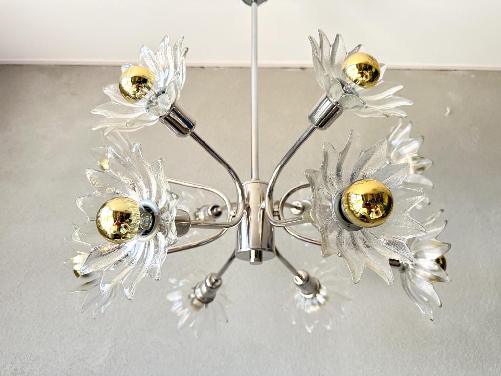 Vintage Cosack Leuchten Chandelier, Niet ingevuld, Gebruikt, 50 tot 75 cm, Mid century modern