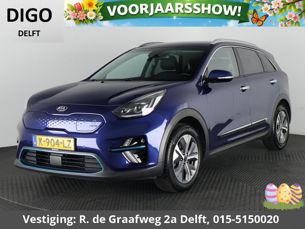 Kia e-Niro DynamicPlusLine 64 kWh SOH 100% | 450 km actierad, Stof, Gebruikt, Blauw, 64 kWh