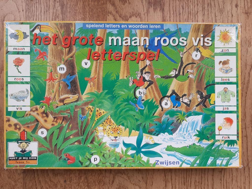 Het grote Maan Roos Vis Letterspel, Ophalen of Verzenden, Taal en Lezen