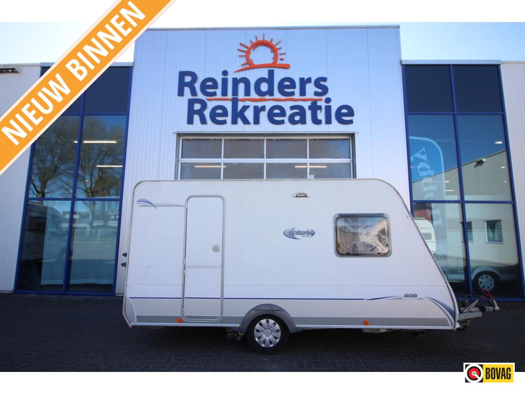Caravelair Antares Luxe 400 Voortent,Mover,Fietsenrek, Caravans en Kamperen, Schokbreker, Bedrijf, Treinzit, 4 tot 5 meter