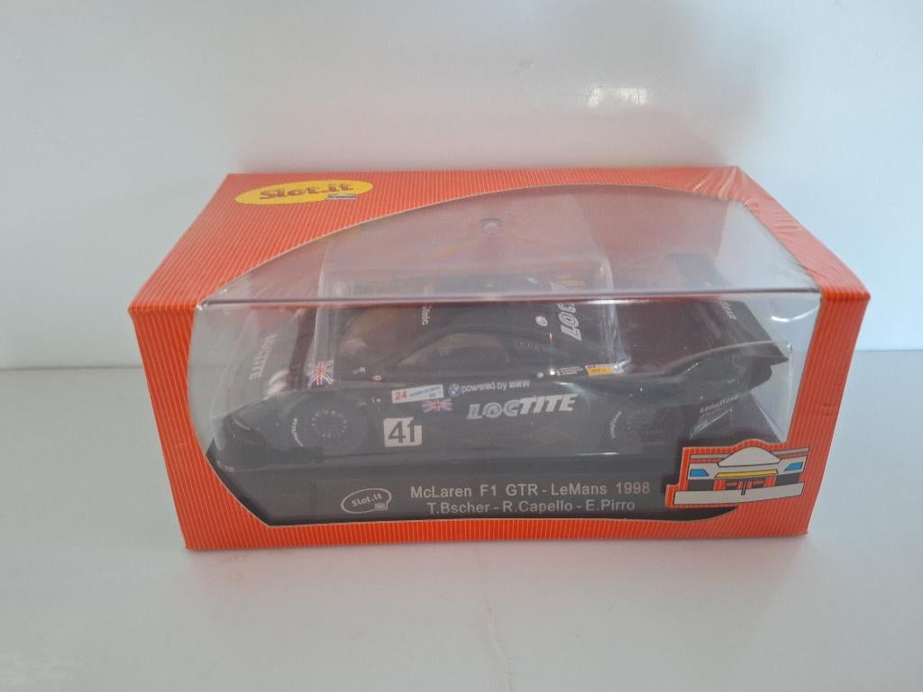 Slot-It McLaren F1 GTR #41 Loctite CA10C NOG GESEALED, Overige merken, Racebaan, Slot-it, Ophalen of Verzenden