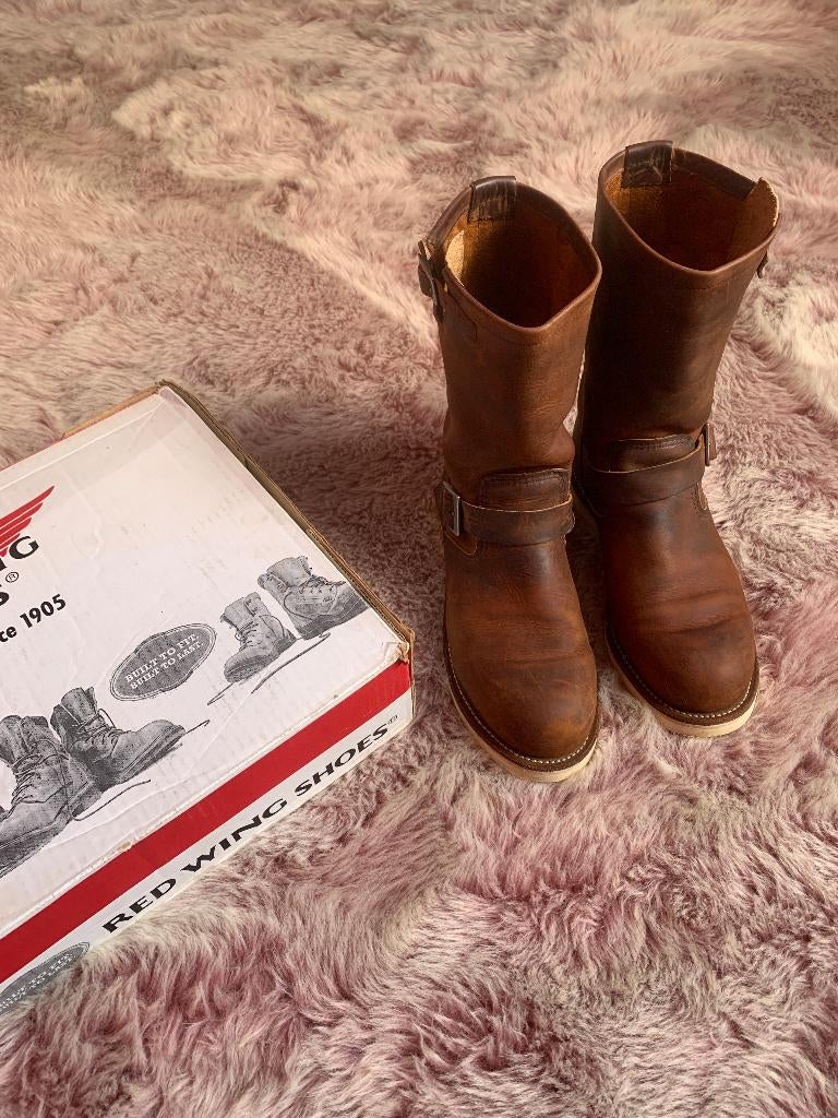 Red Wing Engineer Boots 2971 maat 44.5, Kleding | Heren, Schoenen, Verzenden, Gedragen, Bruin, Boots
