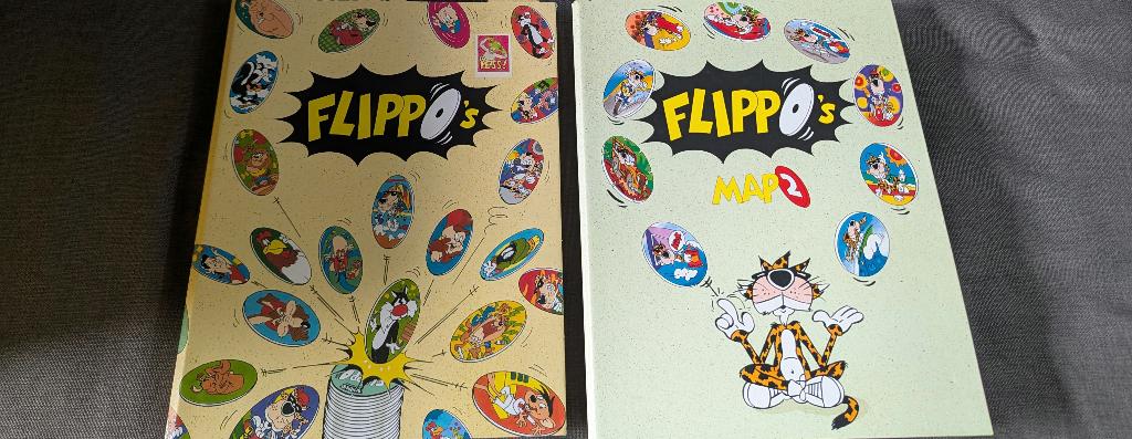 2 Flippo Mappen Compleet T/M 510 met Extra's en Poster, Verzamelen, Flippo's, Ophalen, Guinness Record, Verzameling, Met verzamelmap(pen)