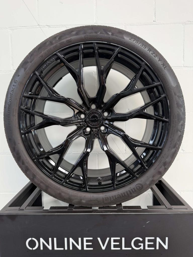 DEMO Set 22 inch CVR1 velgen + Conti banden BMW X5 G05, Gebruikt, 275 mm, Banden en Velgen, Niet ingevuld