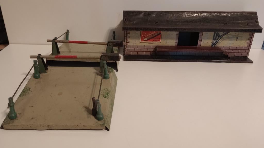 Goederenloods en spoorwegovergang spoor 0 mogelijk Bing, Overige merken, Gebruikt, Gelijkstroom of Wisselstroom, Brug, Tunnel of Gebouw