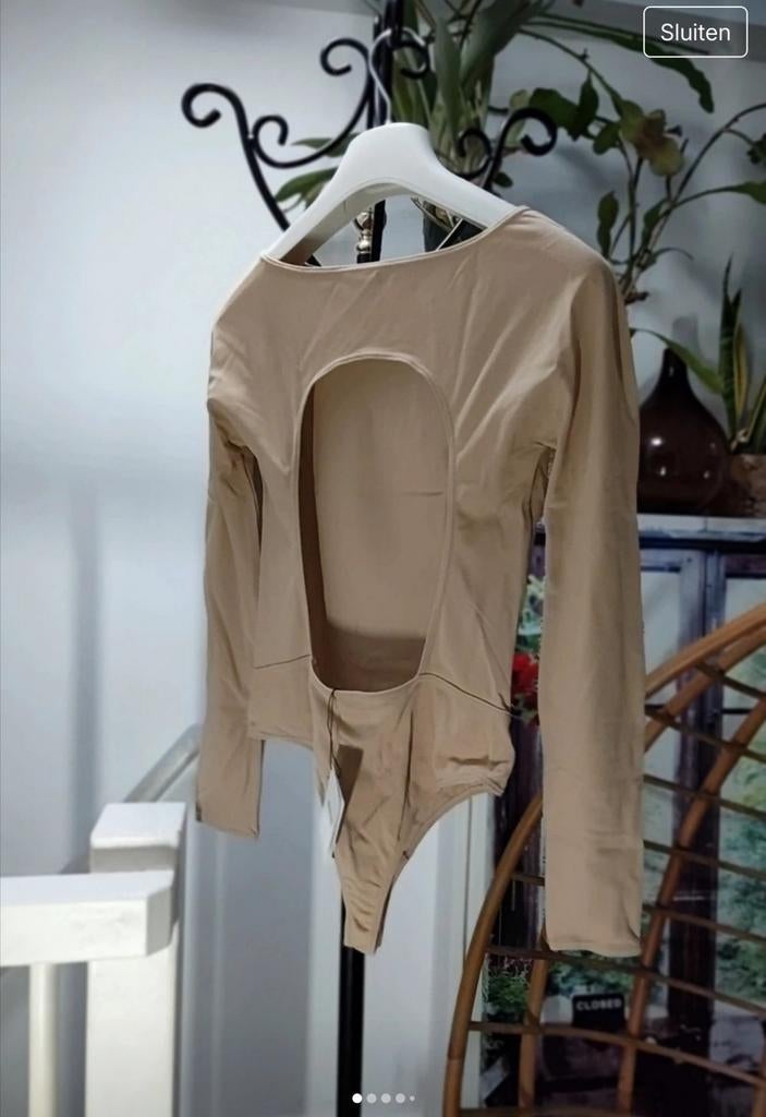 Wolford The Back-Cut-Out Body - Nieuw met kaartjes, Beige, Nieuw, Ophalen of Verzenden, Wolford