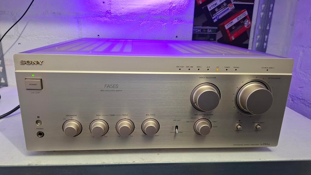 Sony ta-FA5es, Audio, Tv en Foto, Versterkers en Receivers, Ophalen of Verzenden, Zo goed als nieuw, Sony, 120 watt of meer