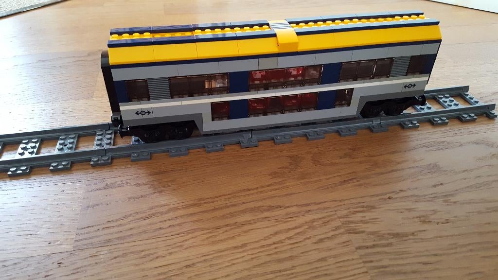 LEGO trein wagon = MOC model, Kinderen en Baby's, Speelgoed | Duplo en Lego, Lego, Lego, Lego, Ophalen of Verzenden