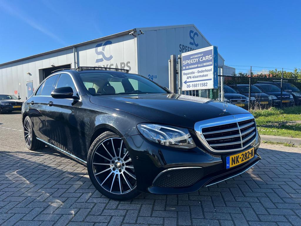 Mercedes-Benz E-Klasse 2.0 E220 d Automaat Pano Widescreen, Automaat, Achterwielaandrijving, 4 cilinders, Leder en Stof