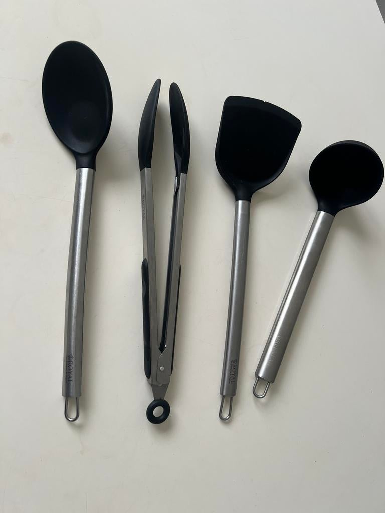 Royal van Kempen & begeer keukengerei set, Huis en Inrichting, Keuken | Bestek, Ophalen of Verzenden, Zo goed als nieuw, Rvs of Chroom