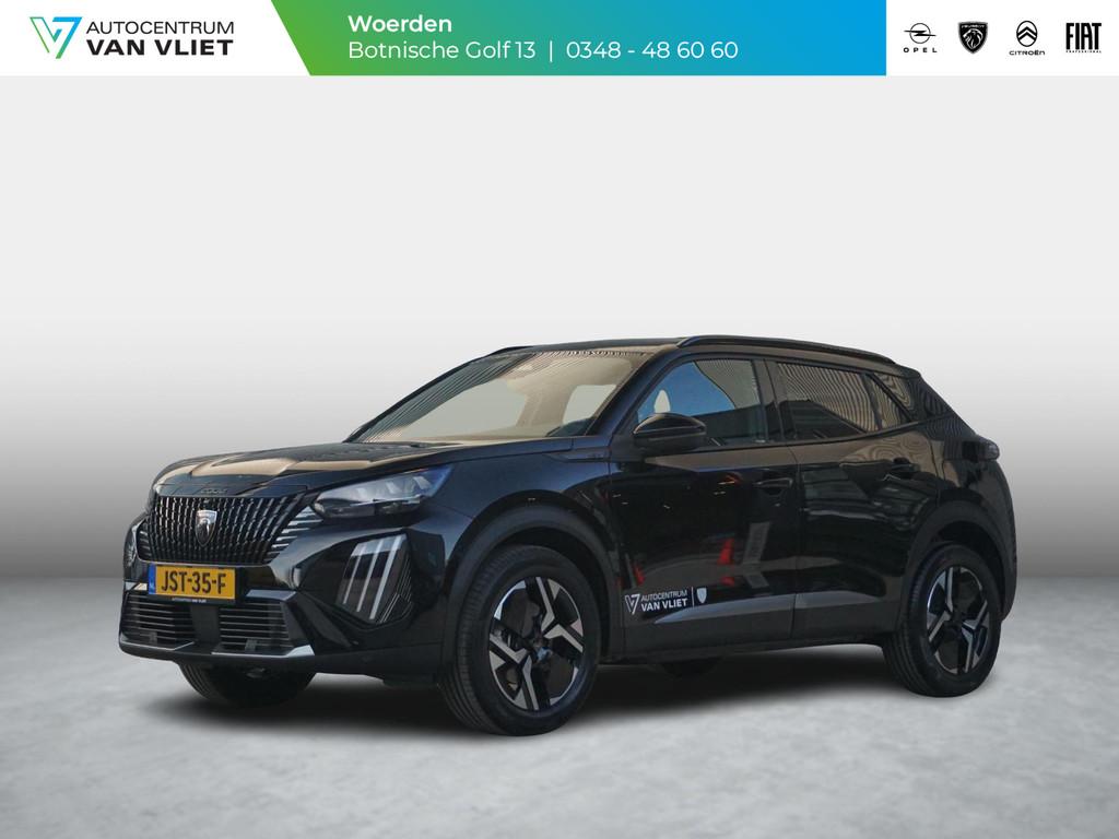 Peugeot 2008 1.2 Hybrid 145 GT, Auto's, Stof, Euro 6, 1199 cc, Zwart