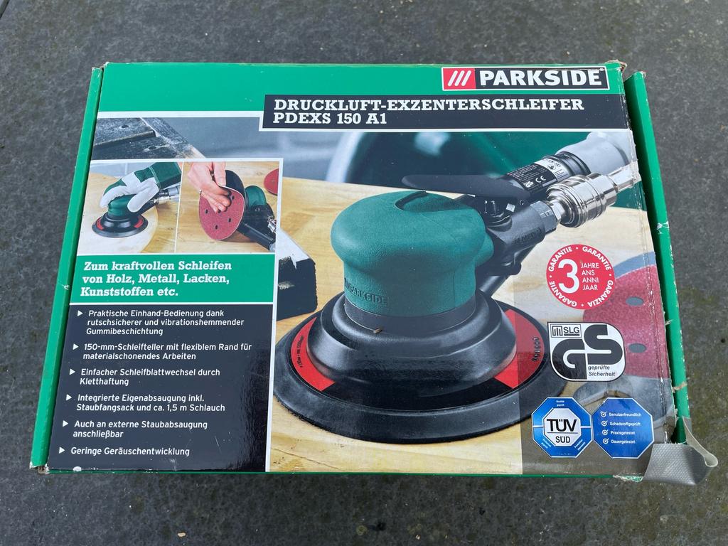 Parkside perslucht  schuurmachine NIEUW !, Auto diversen, Ophalen of Verzenden