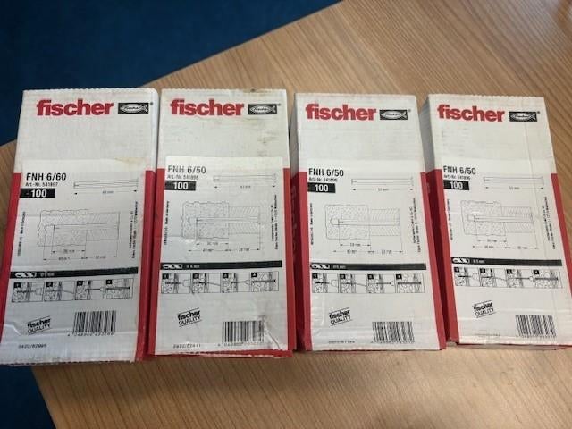 Partij Fischer spanhulzen FNH 6/50 & 6/60, Ophalen, Nieuw, Overige typen