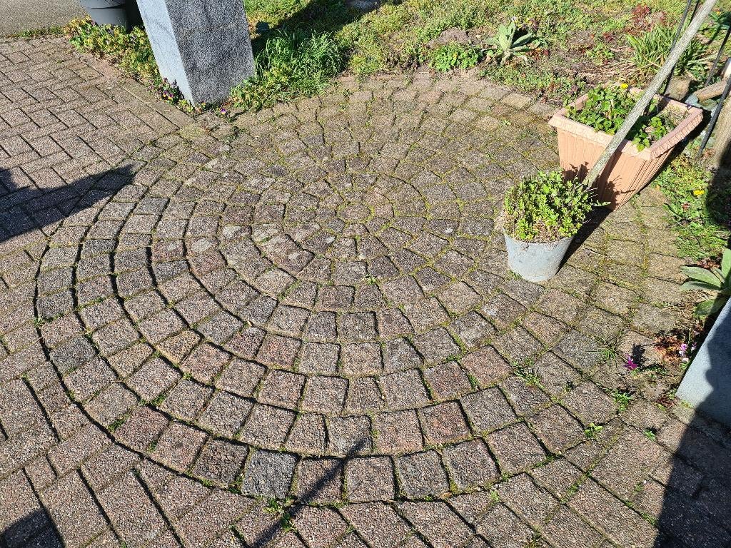 3 Ronde cirkels klinkers stenen doorsnede 165, 190 en 240, Tuin en Terras, Ophalen, Gebruikt, Klinkers, Minder dan 5 m²