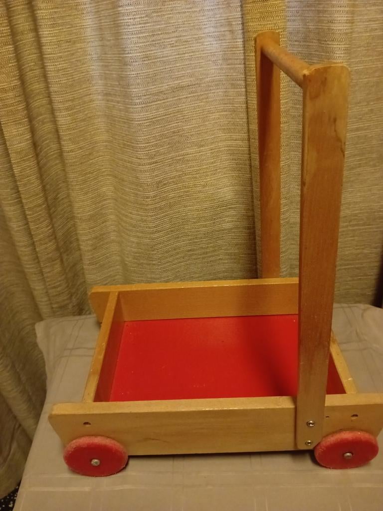 Duw/loopwagentje, Ophalen, Gebruikt