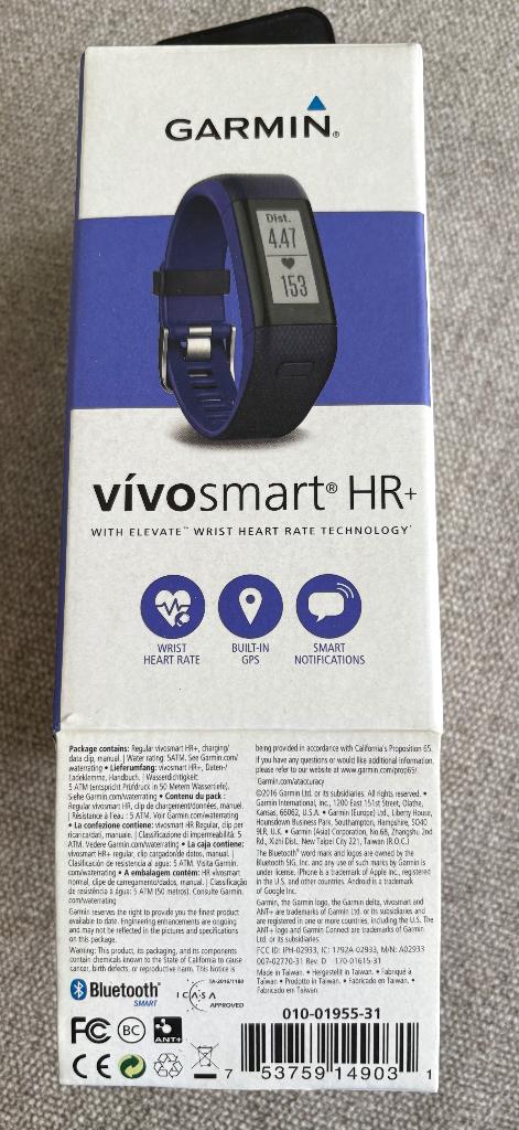 Activity tracker, Ophalen, Gebruikt, Zwart, Garmin