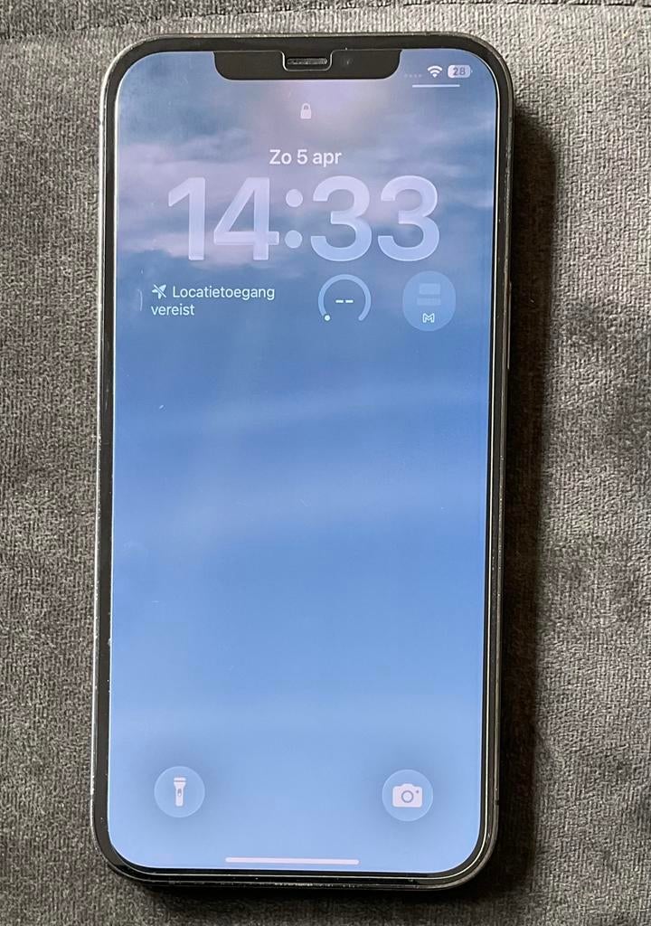 Telefoon Iphone 12 pro max, Telecommunicatie, Mobiele telefoons | Apple iPhone, Zo goed als nieuw, 128 GB, Zonder abonnement, Zonder simlock