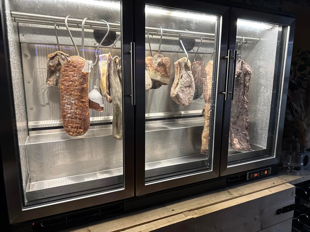 Professionele Dry Age Kast - Perfect voor Vleesrijping, Zonder vriesvak, 200 liter of meer, 60 cm of meer, Zo goed als nieuw