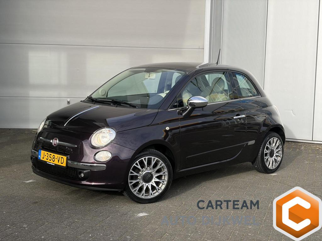 Fiat 500 1.2 Lounge Pano/Unieke uitvoering!, Voorwielaandrijving, Euro 5, Stof, Gebruikt