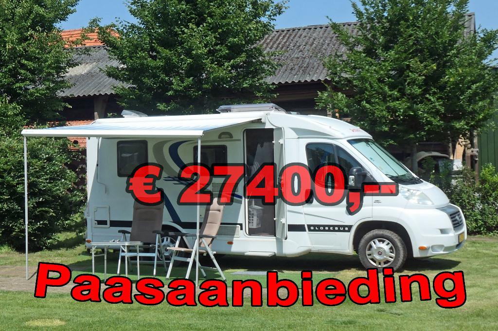 Dethleffs Globebus T2 met elektrische fietslift, Caravans en Kamperen, Campers, Fiat, Tot en met 2, Particulier, Dethleffs