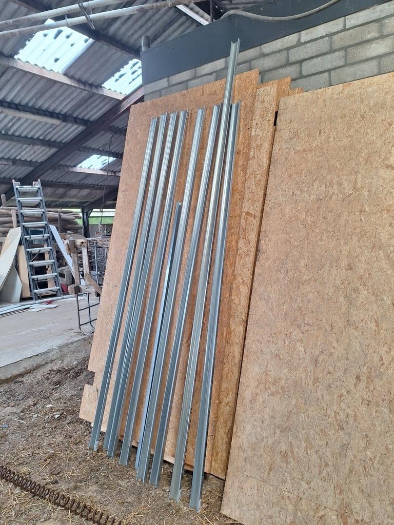 Metal Stud profielen 9 stuks, Ophalen, 250 mm of meer, Overige typen, Nieuw