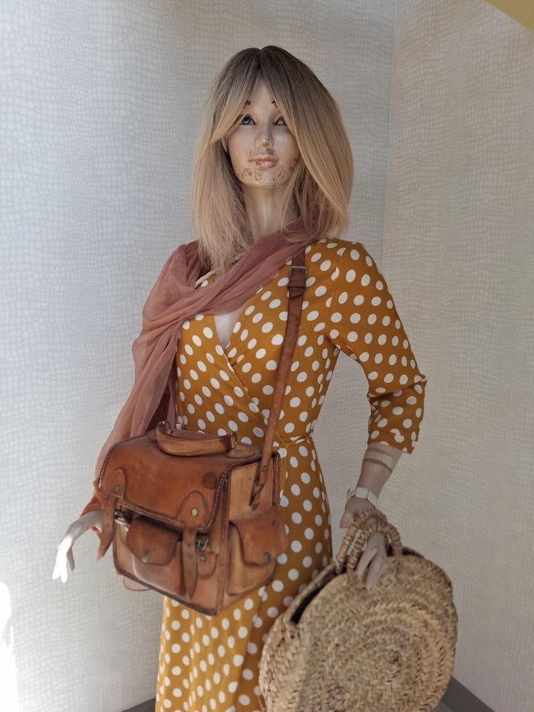 Paspop vintage retro 180 cm etalagepop mannequin, Ophalen of Verzenden