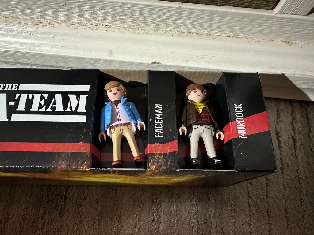 Playmobil A-Team Figuren - Faceman, Murdock en meer, Ophalen, Zo goed als nieuw, Los playmobil