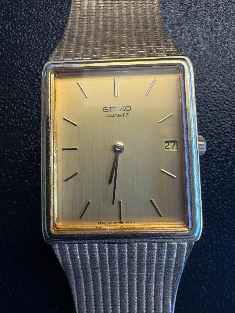 Seiko vintage horloge 40 jaar oud., Ophalen of Verzenden, Gebruikt, Staal, Overige merken
